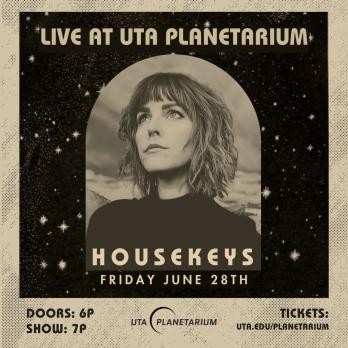 Housekeys: Live at the UTA Planetarium Poster