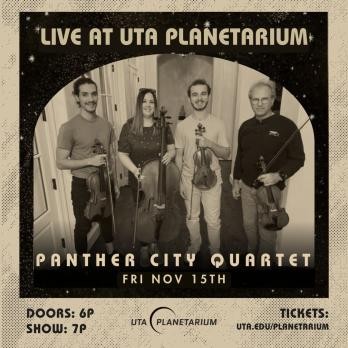 Panther City Quartet: Live at the UTA Planetarium Poster