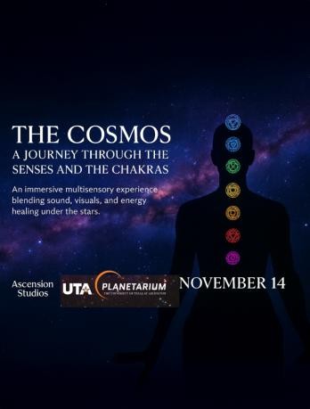 The Cosmos: A Journey Through the Sense and Chakras Poster